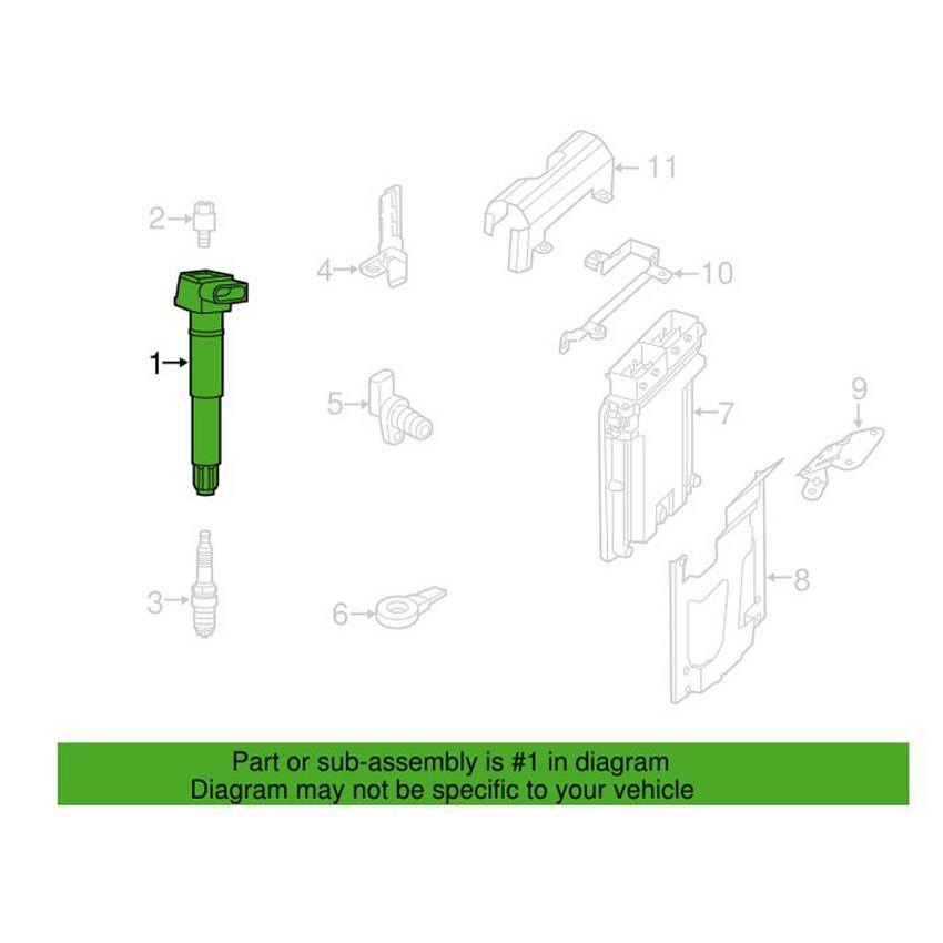 Porsche Ignition Coil 95860210200